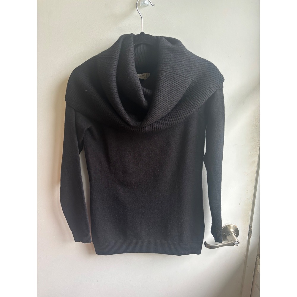 Smartwool Cascade Creek 100% Merino Wool Cowl Neck Sweater Small minimalist